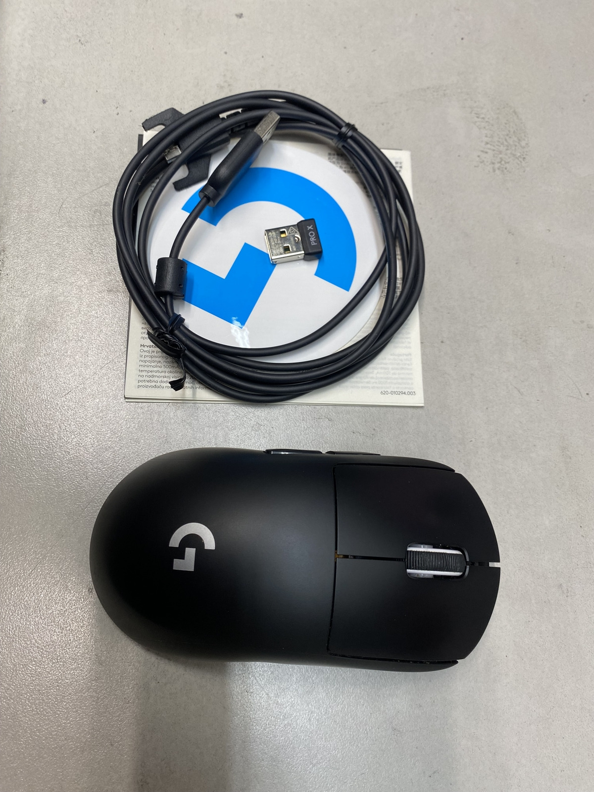 Logitech G PRO X Superlight Wireless Gaming Mouse Ultra-Lightweight - Black