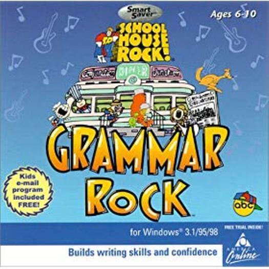 SchoolHouse Rock: Grammar Rock PC CD learn writing spelling letters conjunction