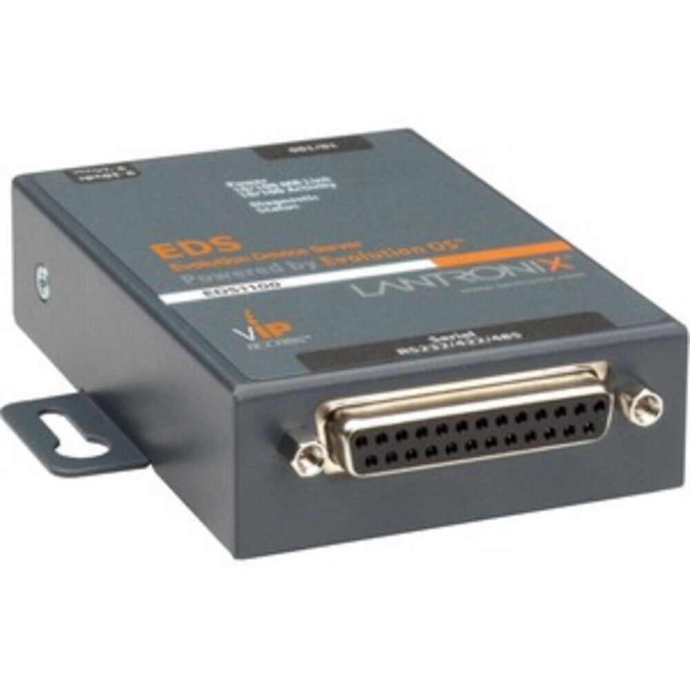 Lantronix Ed1100002-01 Device Server EDS1100 1 Port Secure RS232/422/485 Serial