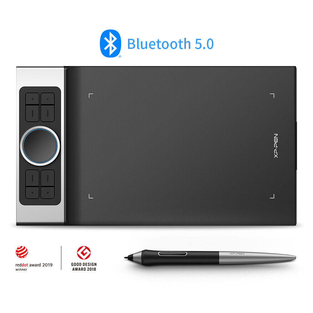 XP-Pen Deco Pro Wireless Bluetooth 5.0 Graphic Drawing Tablet Tilt 8192 Levels