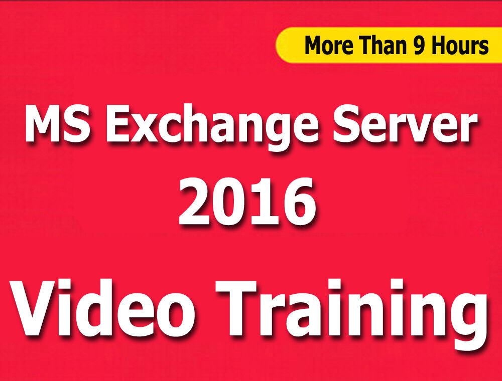 Learn Exchange Server 2016 From Beginner to Expert Video Training Tutorial CBT