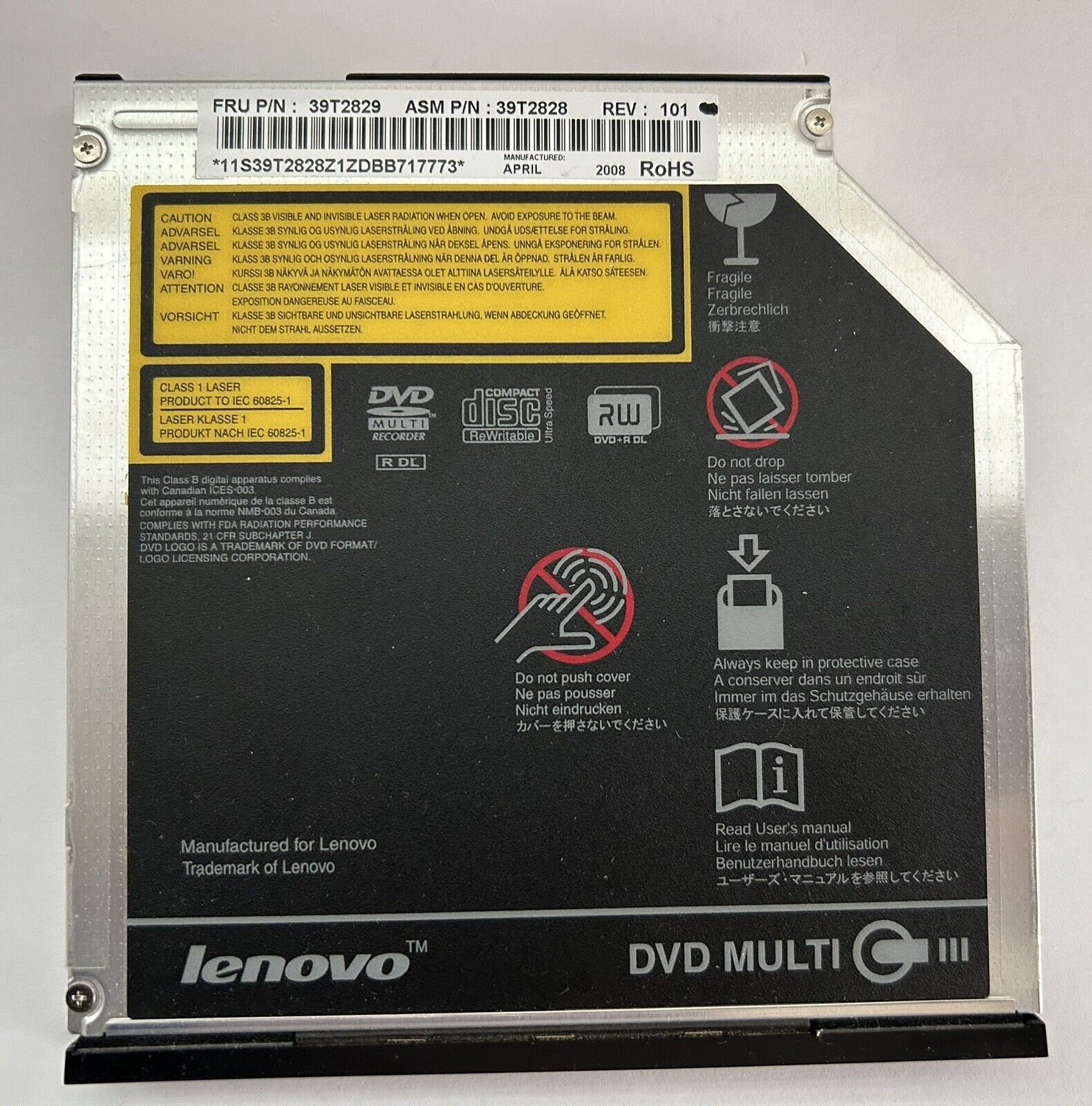 Lenovo Laptop Internal DVD/CD Drive
