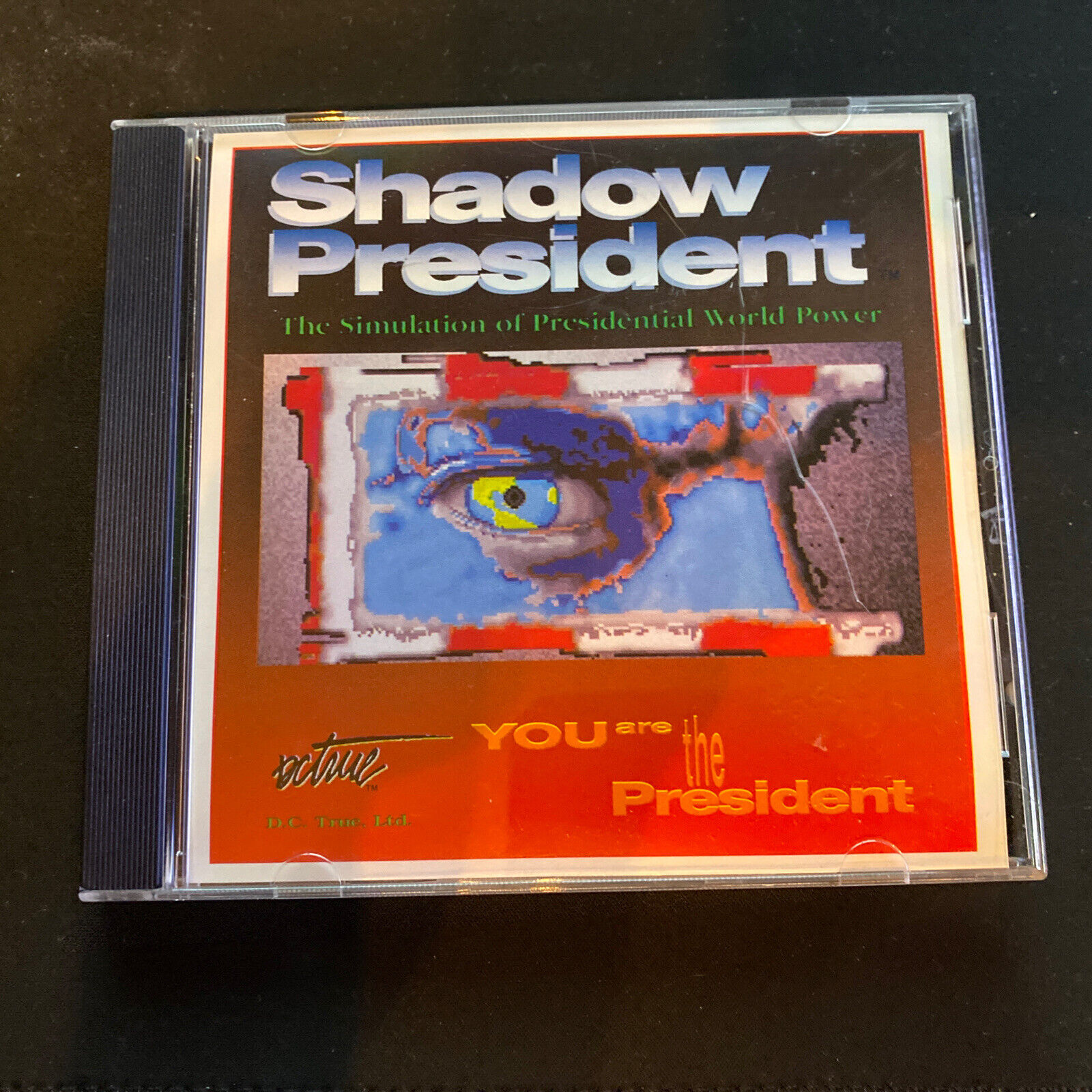 VINTAGE 1992 DC TRUE - SHADOW PRESIDENT - (PC, DOS) -