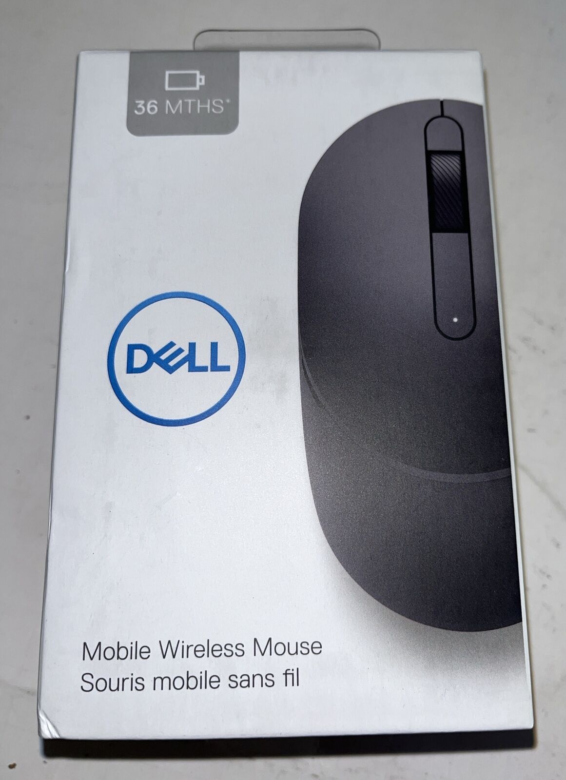 Genuine Dell Mobile Wireless Mouse Black MS3320W JMD6T NIB