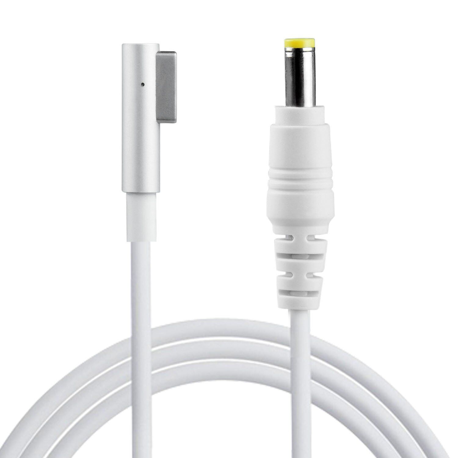 DC 5.5x2.5 to MagSafe1/2 Charging cable for Macbook Air/Pro Work with Power Bank