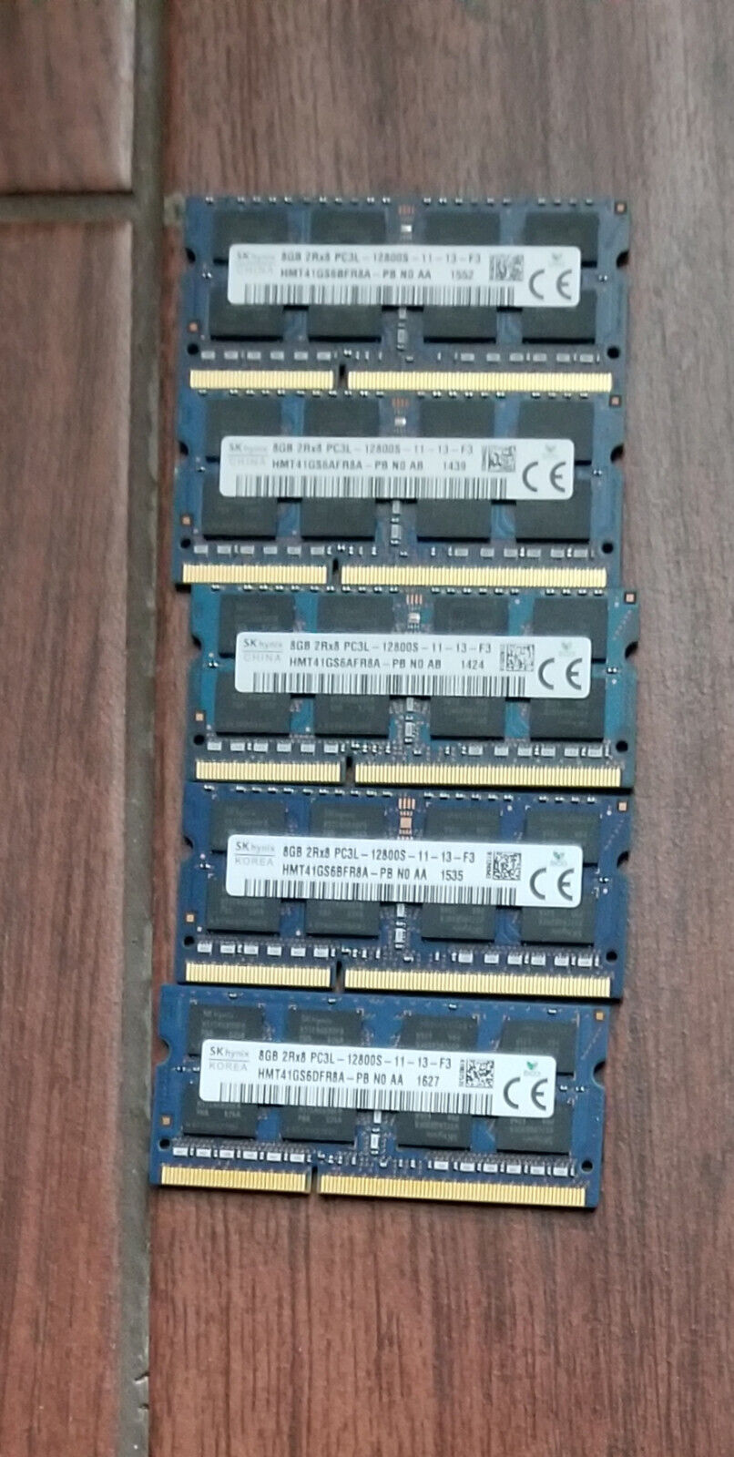5x Lot 8GB Sk-Hynix PC3L-12800S SoDIMM DDR3-1600Hz Memory Mini PC laptop RAM