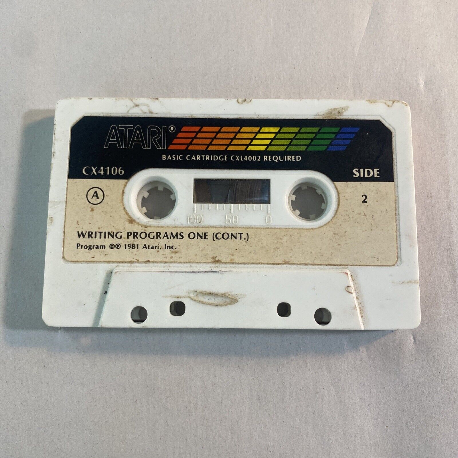 Atari Writing Programs One Cassette