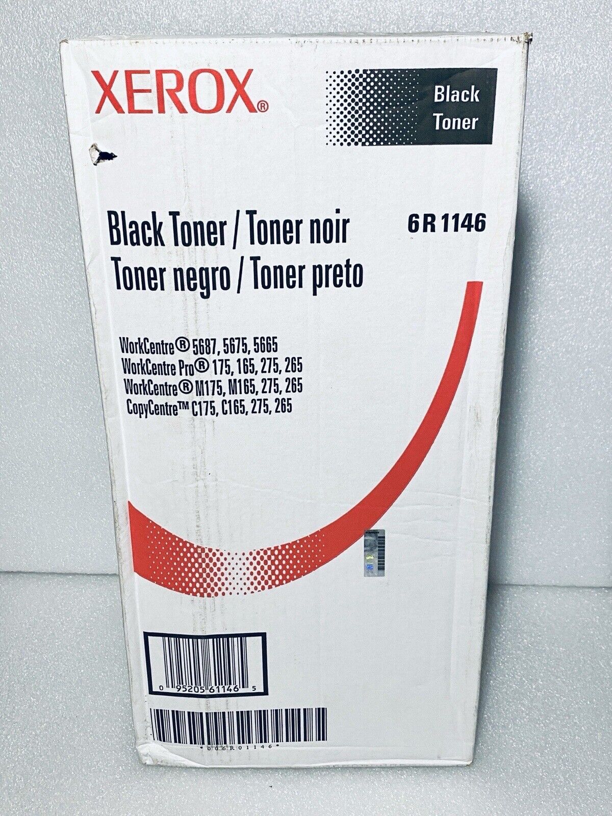 New - Xerox 6R1146 Black Toner Cartridge 2 Pack w/ 1 Waste Toner Bottle OEM