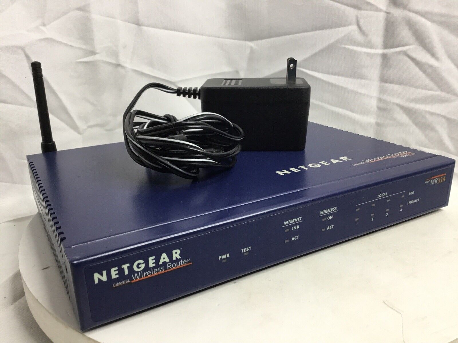 Netgear Cable/DSL Wireless Router MR-314 (Working) Tested With Power Cord