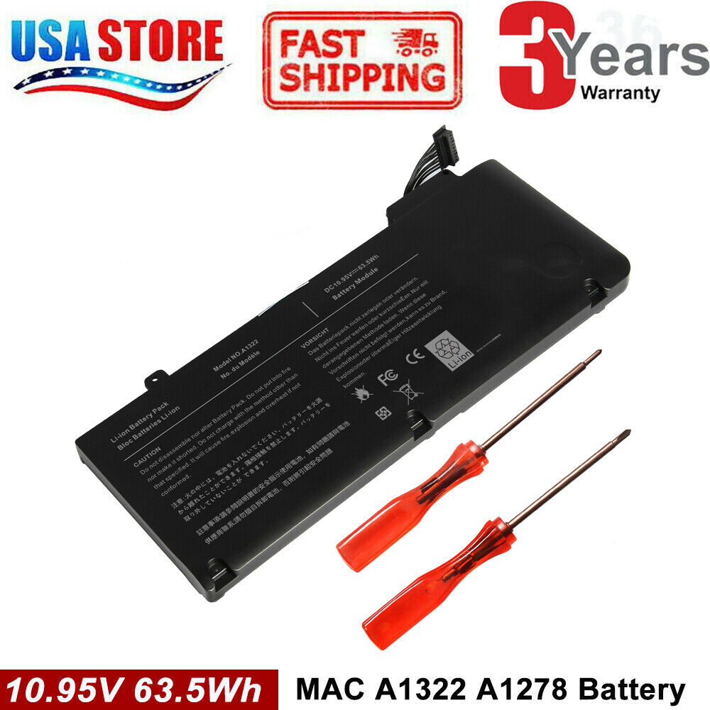 Battery For Apple MacBook Pro 13 inch A1278 A1322 Mid 2009 2010 Early 2011-2012