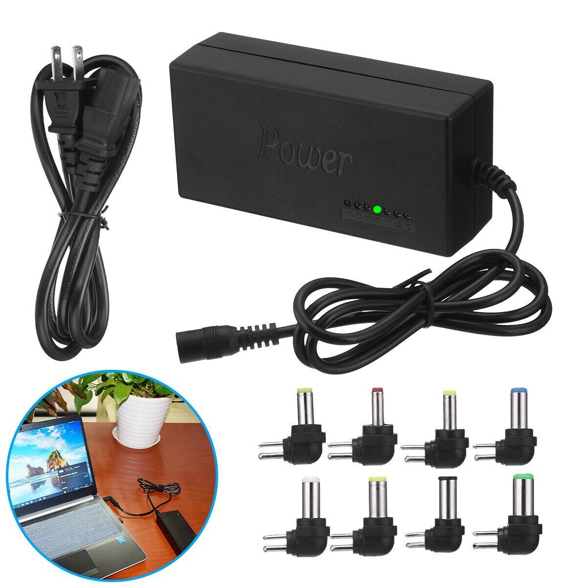 8/34 Tips 96W Universal Power Supply Charger for Laptop & Notebook AC/DC Power