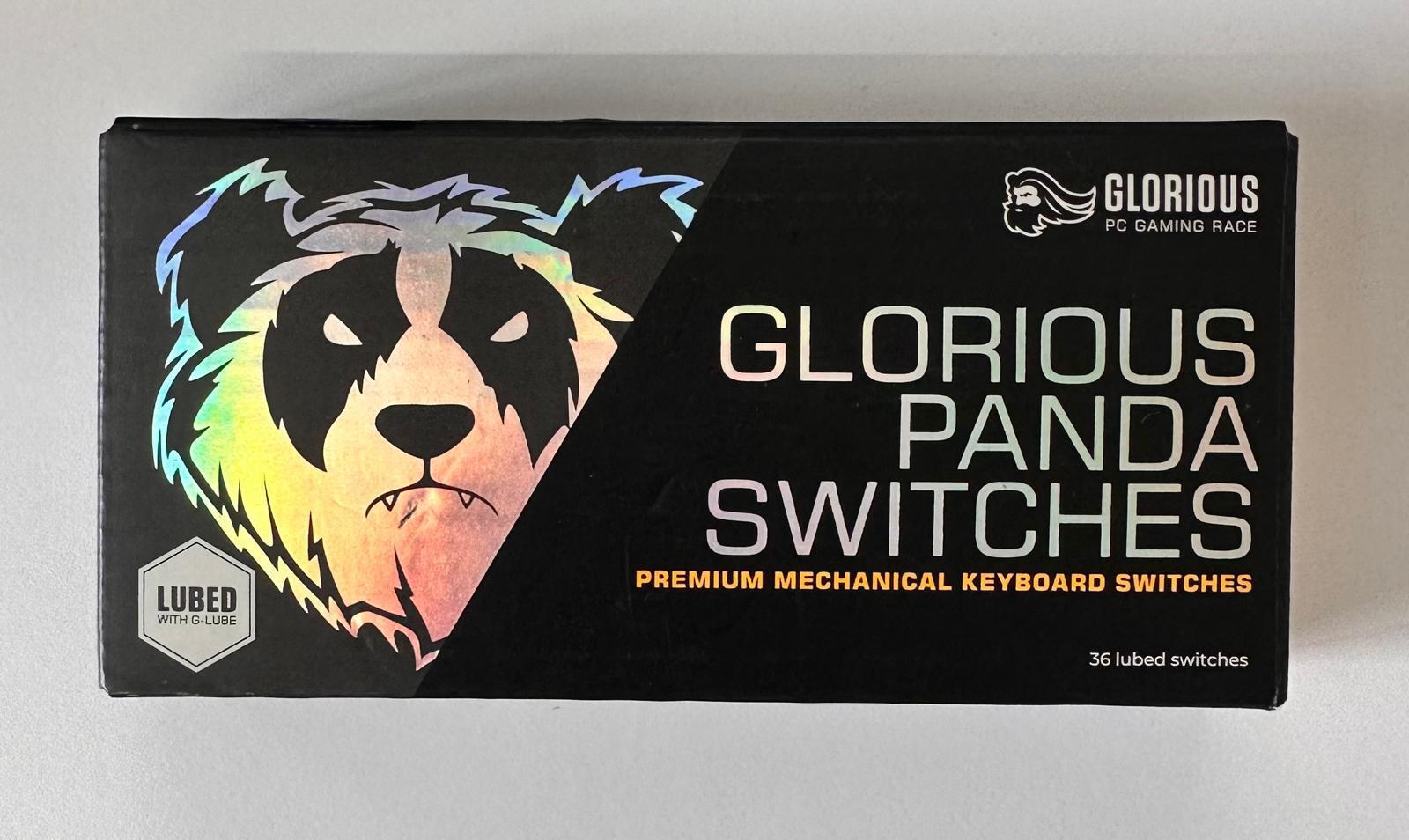 Glorious Panda Lubed 36 Plate Mounted 3-Pin Switches for Mechanical Keyboards
