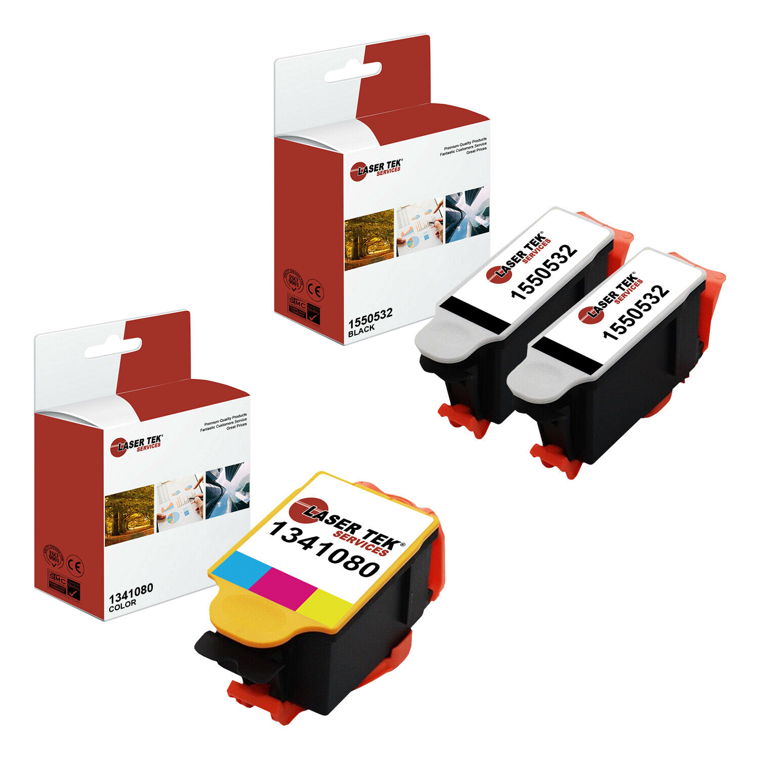 3Pk LTS 30XL 1550532 1341080 HY Compatible for Kodak ESP C110 C310 C315 Ink