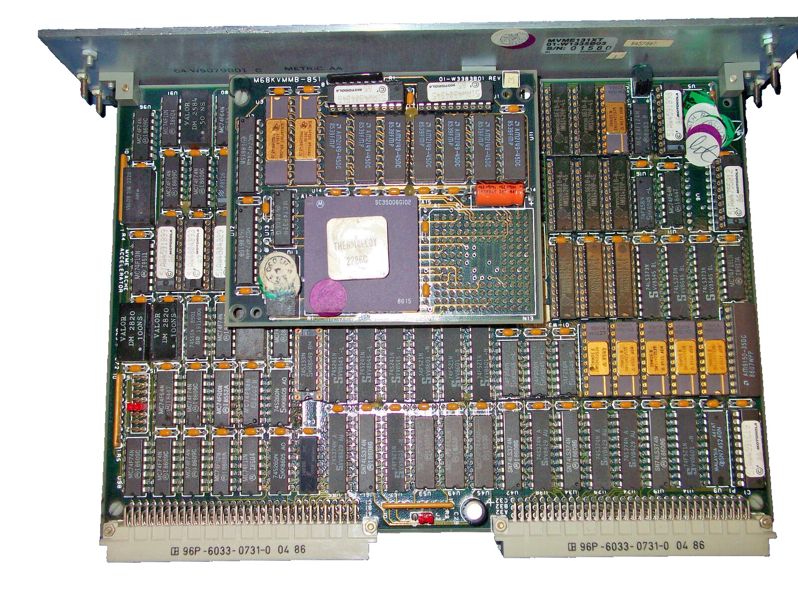 MOTOROLA MVME131XT 32-BIT CPU BOARD VME MODULE NEW LAST ONE S/N 01580