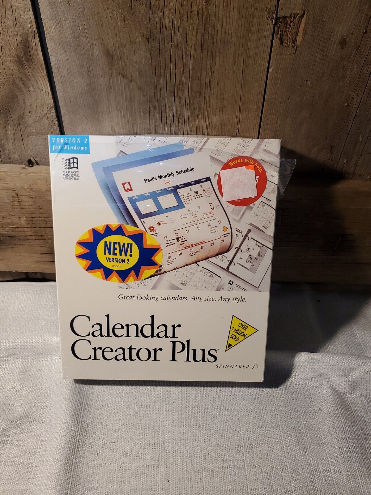Vintage Power Up  Calendar Creator Plus Version 5.0 for MS-DOS 