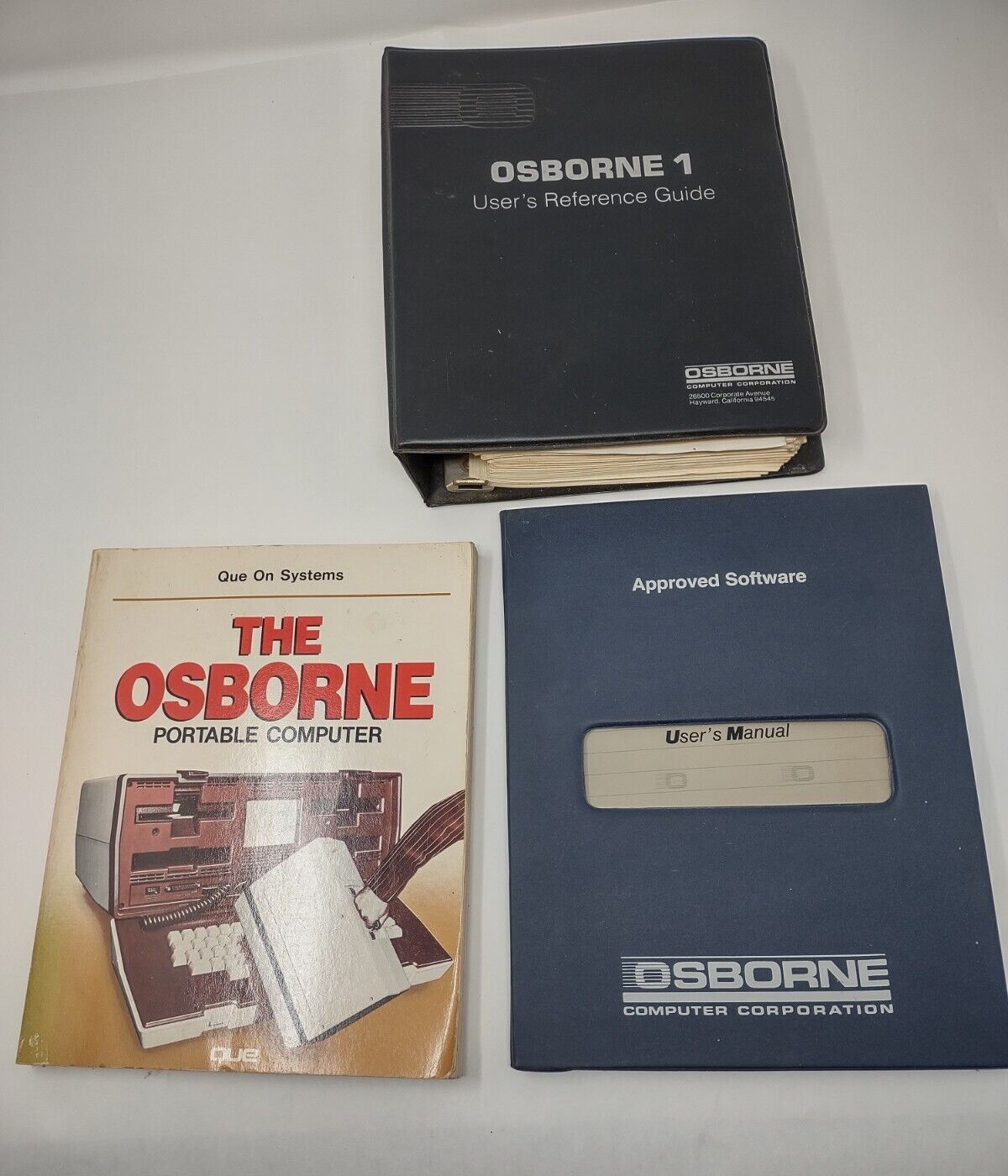 Osborne 1 User\'s Reference Guides + More -- vintage computer manual 