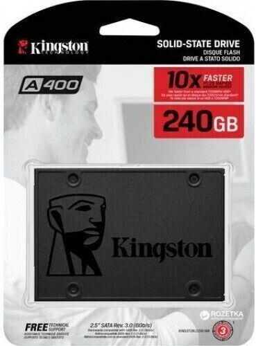 Kingston A400 SSD 240GB SATA 3 2.5” Internal Solid State Drive Notebook Desktop