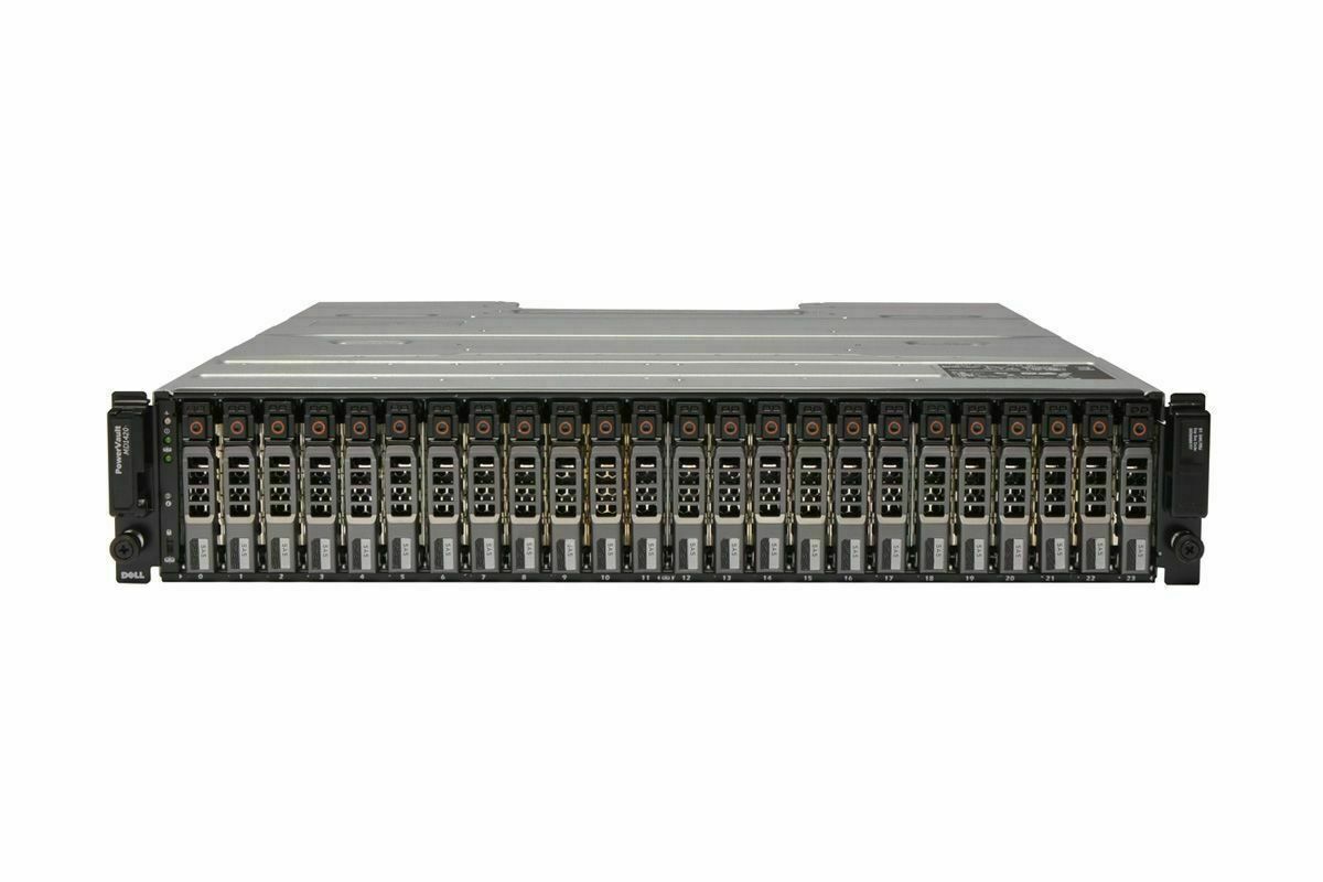 Dell PowerVault MD1420 Storage Array 24x 1TB 7.2k SAS HDD 2x 12G-SAS-4 2x PSU