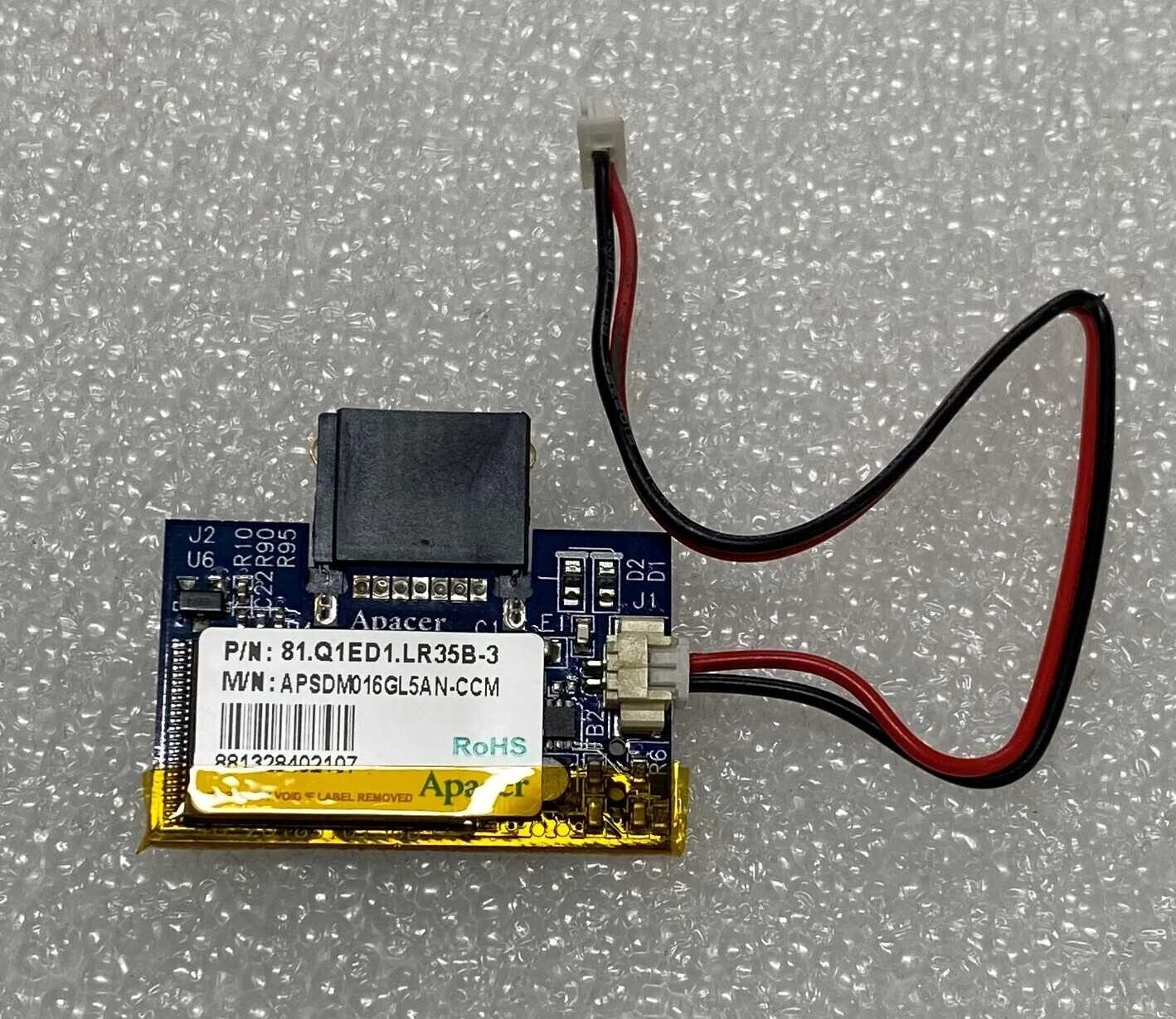81.Q1ED1.LR35B Apacer SSD USB D-Module SLC180D 16GB Solid State Drives