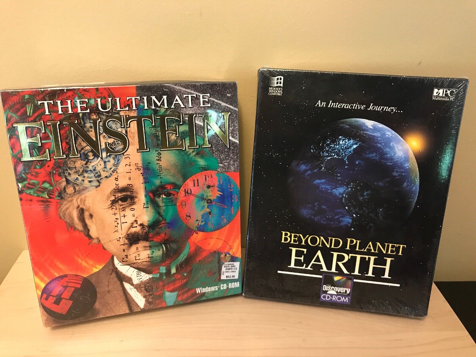 Beyond Planet Earth And The Ultimate Einstein Interactive CD Rom Big Box Sealed