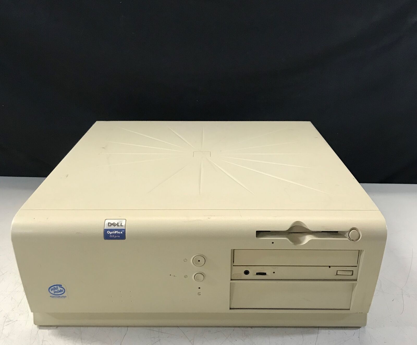 Vintage Dell OptiPlex GXpro Intel Pentium PRO 200MHz 64MB w/ FDD No HDD Desktop