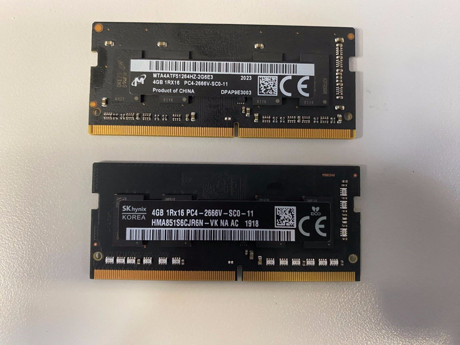 8GB Memory Kit 2x4GB 1RX16 PC4-2666V-SC0-11 Genuine Apple RAM 2018 Mac Mini