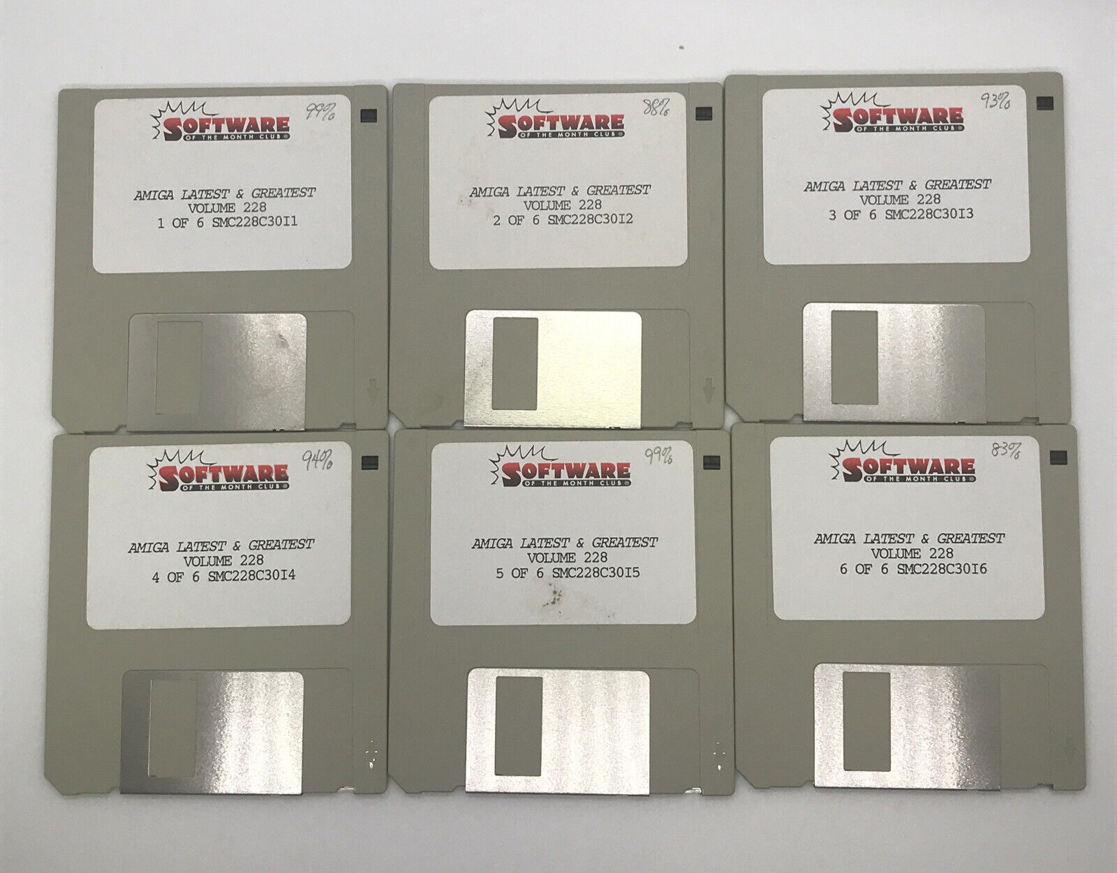 Software Of The Month Club Amiga Latest & Greatest Vol. 228 On 6 Floppy Discs