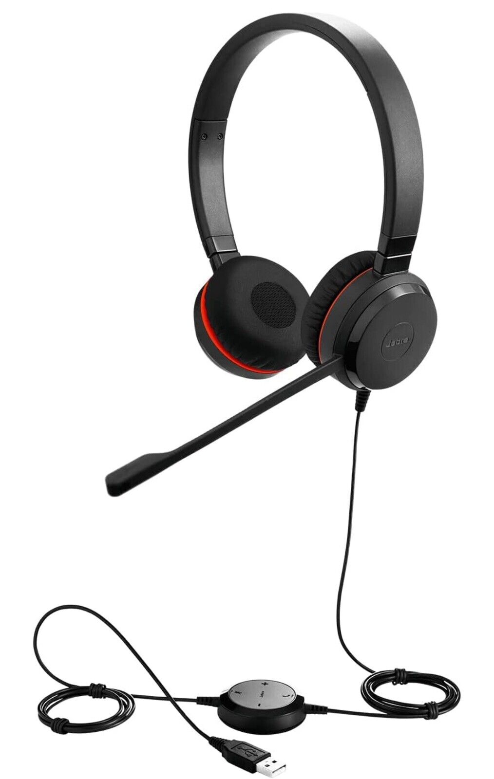 Jabra Evolve 20 SE Stereo Headset – Microsoft Certified Headphones for VoIP….