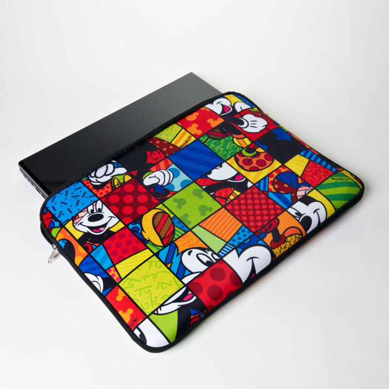 ROMERO BRITTO DISNEY MICKEY MOUSE LAPTOP BAG/SLEEVE 17 INCHES