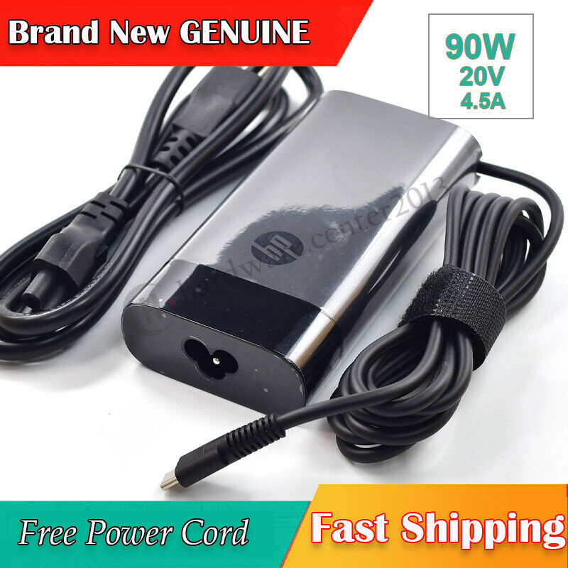 Original HP Spectre X360 15 2017 USB-C Charger Type C 90W Power Supply Adapter