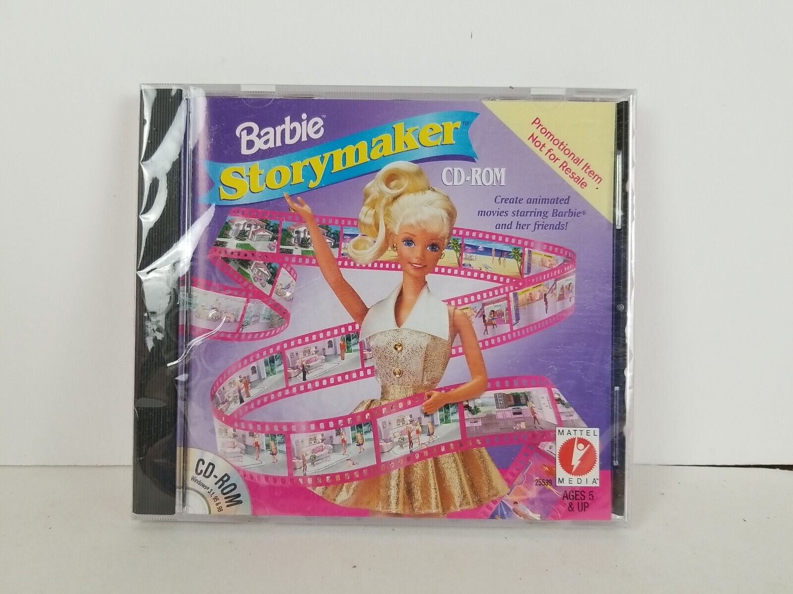 VTG 1999 NEW Barbie Storymaker Mattel Media CD-ROM Windows Software Game