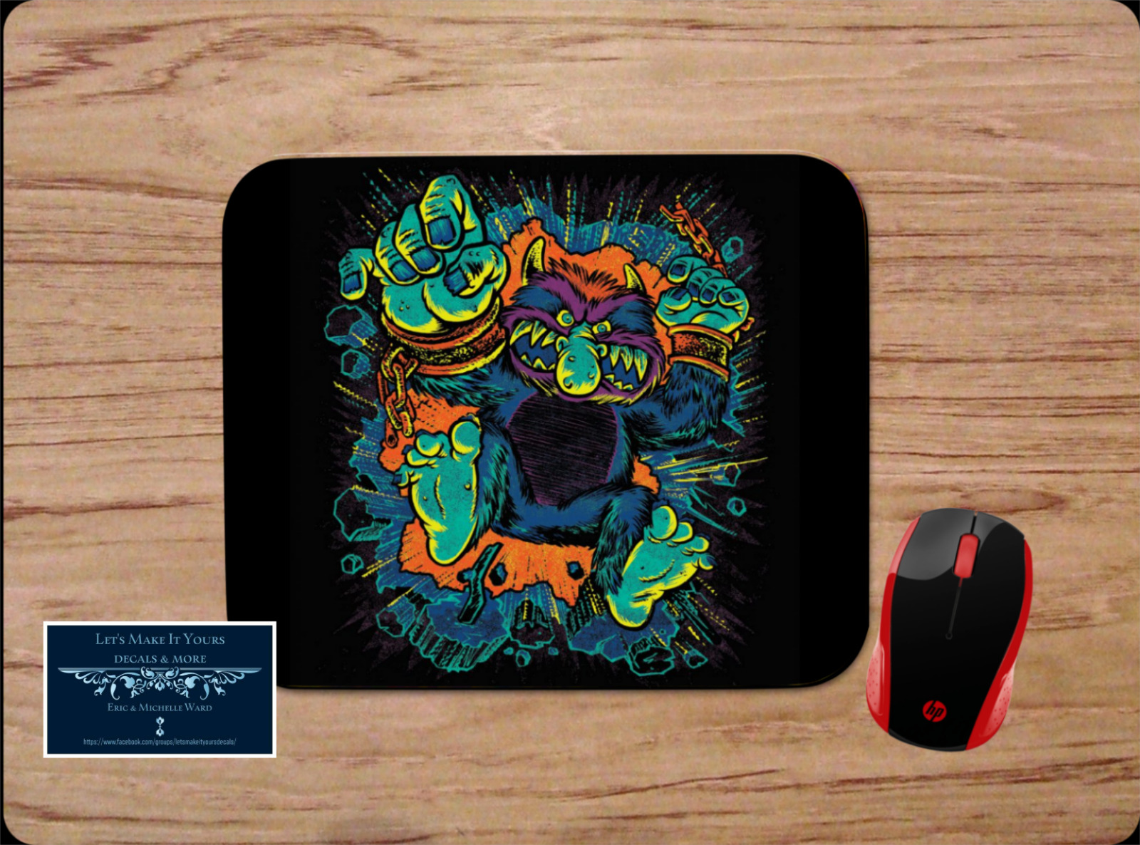 MY PET MONSTER 80s CLASSIC TOY INSPIRED ART CUSTOM DESK MAT MOUSE PAD PC GAMING
