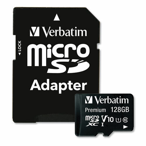 128Gb Premium Microsdxc Memory Card With Adapter Up To 90Mb/S Read Speed