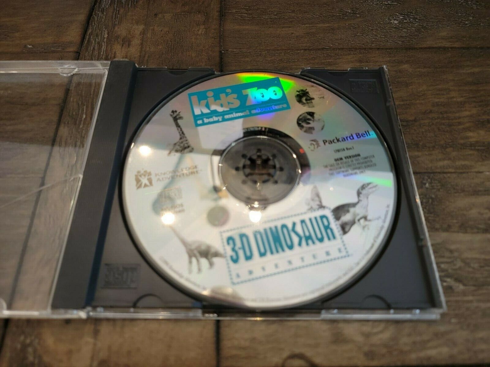 kids zoo a baby animal adventure and 3-d dinosaur adventure 1994 VINTAGE PC Game