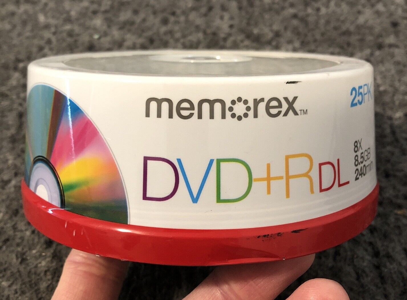 Memorex DVD+R DL Double Layer 8X 8.5GB 240 Min 25 Pack Blank Discs BRAND NEW
