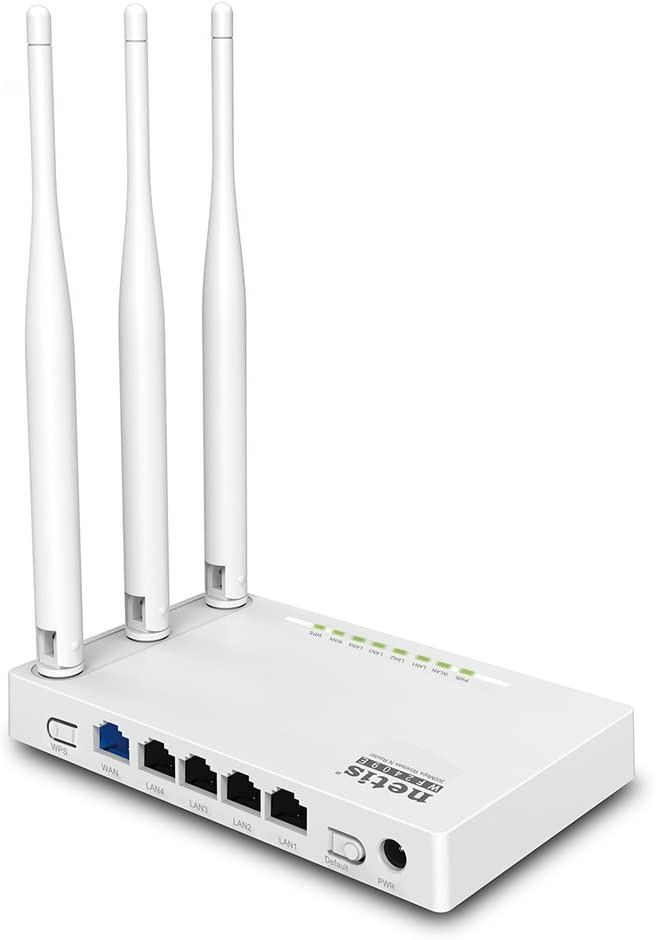Netis WF2409E 300Mbps High-Speed Wireless N Router | Smart 3 x 5dBi High Gain