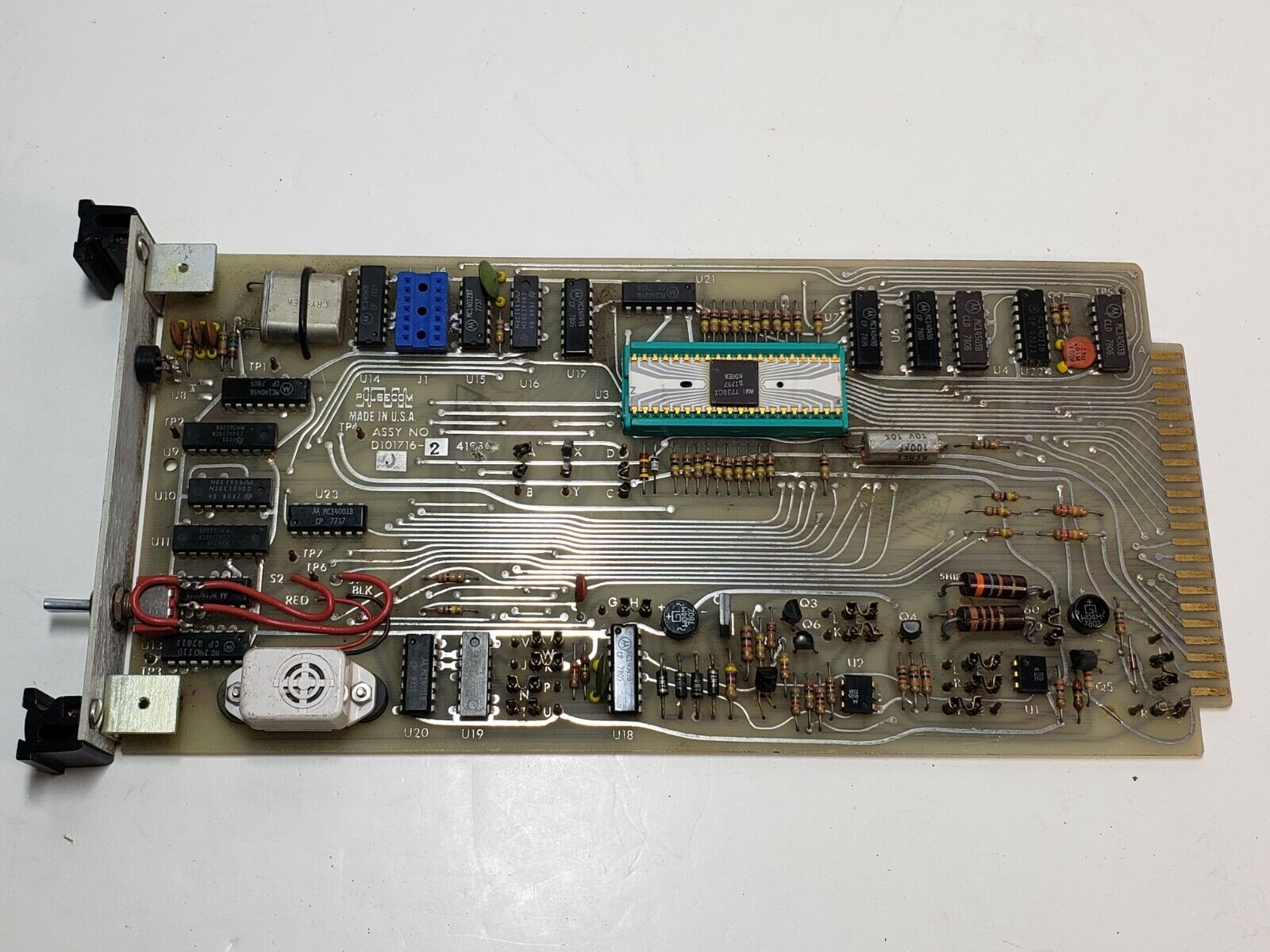 PULSECOM VINTAGE PCB SR CARD - 1973 WITH AMI S1757 CPU 
