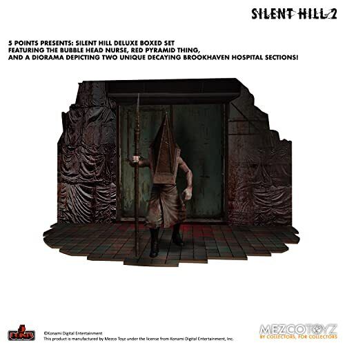 Silent Hill 2 Red Pyramid Thing & Bubble Head Nurse 5 Points 3.75 Inch Action Fi