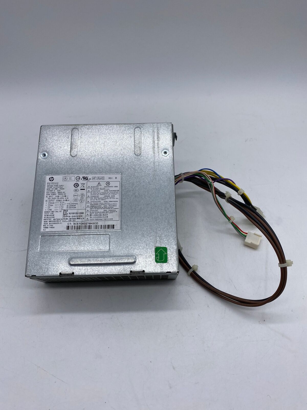 HP  PC9055 Power Supply 240W for Elite 8300 8200 RP5800 659193-001