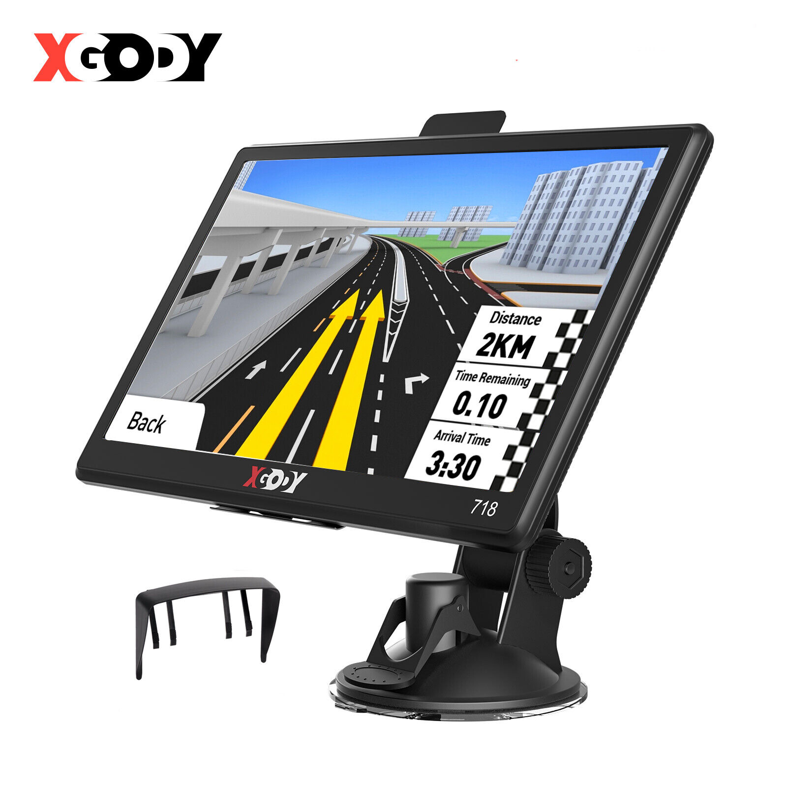 XGODY 7\'\' TRUCK CAR Navigation GPS Navigator SAT NAV 8GB All US Map SPEEDCAM POI