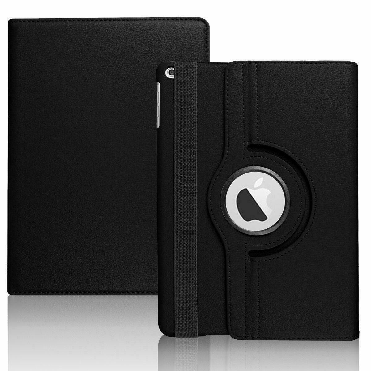 For Apple iPad 6th 5th Generation Leather Smart Flip Case Rotating Stand Cover