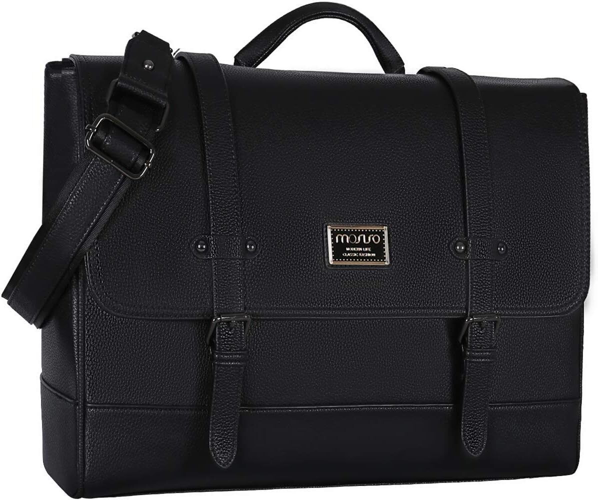 PU Leather Laptop Shoulder Bag for MacBook Pro 15 16 inch M1 M2 Briefcase Case
