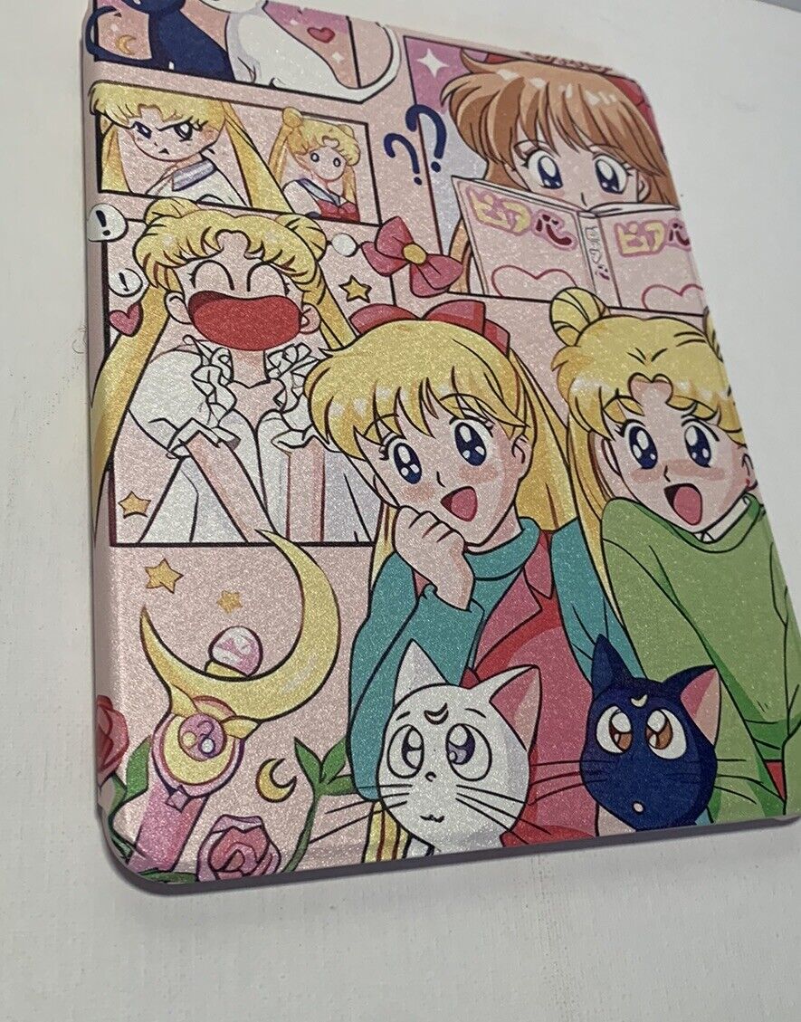 Sailor Moon ipad air 45 pro 11 shell/Skin 90’s Manga series New open box