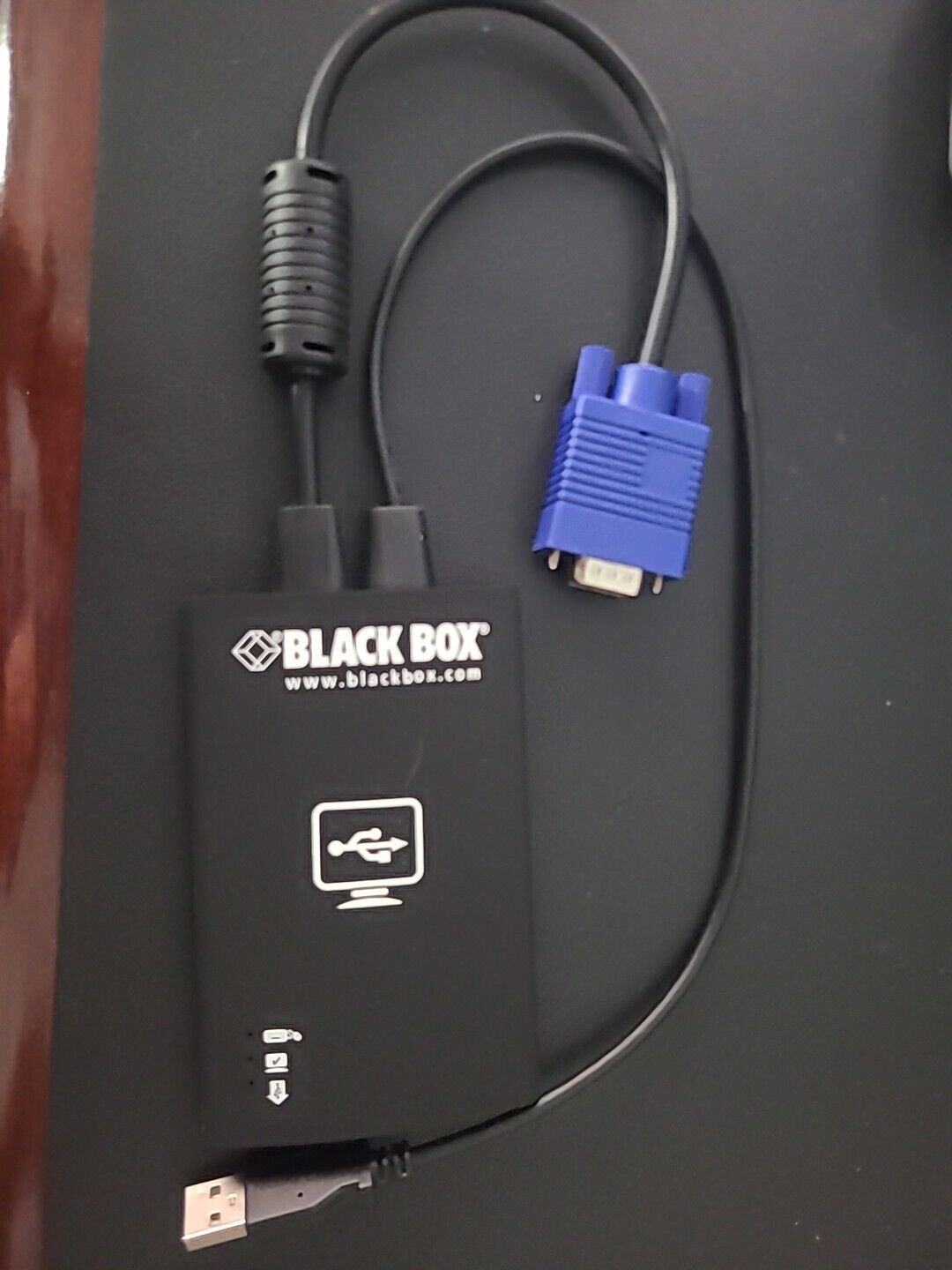 Black Box USB Laptop Console Crash Cart Adapter KVT100A