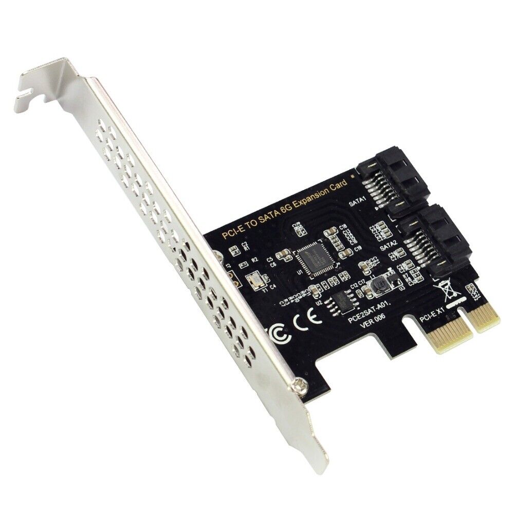 PCI-E 2.0 x1 to SATA III 6GB/s Internal Converter PCI Express Controller Card
