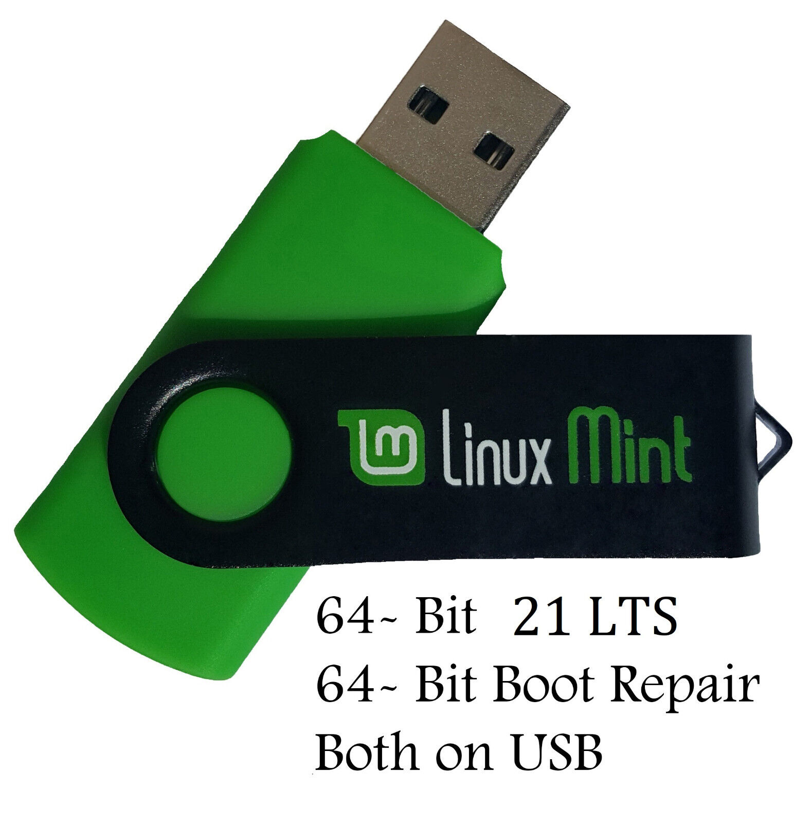 Linux Mint 21 LTS 64 Bit Bootable 8GB USB Flash Drive And Install Guide