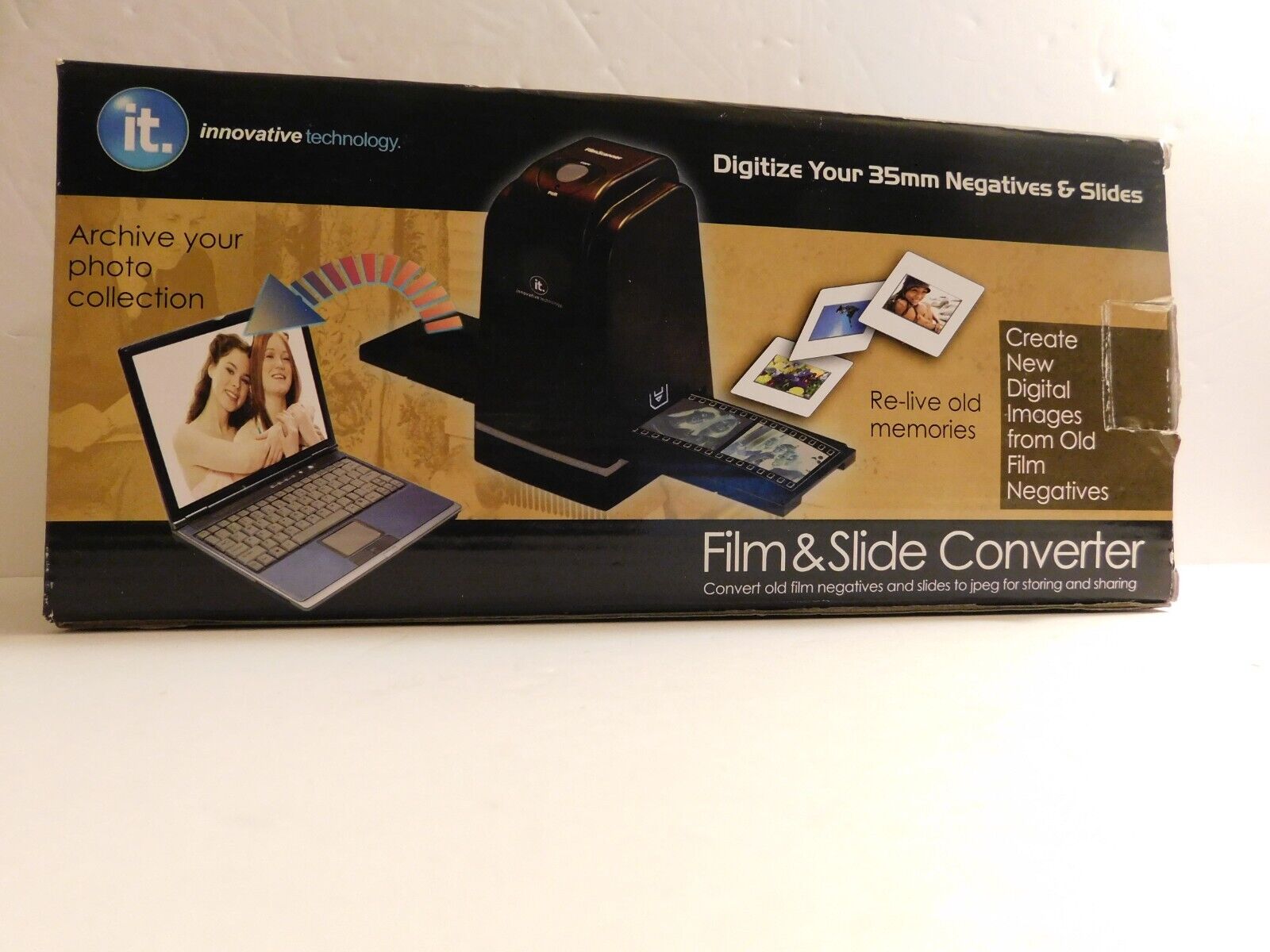 Innovative Technology 35MM Film & Slide Converter ITNS-300 IT Slide To Digital