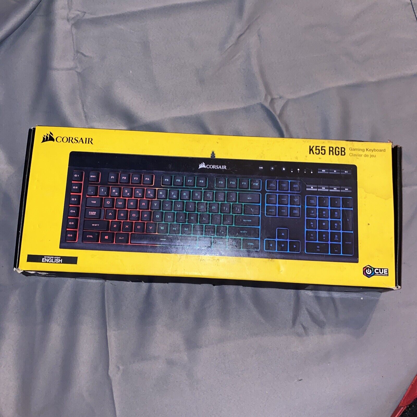 Corsair K55 (CH9206015NA) Wired RGB Backlit Gaming Keyboard