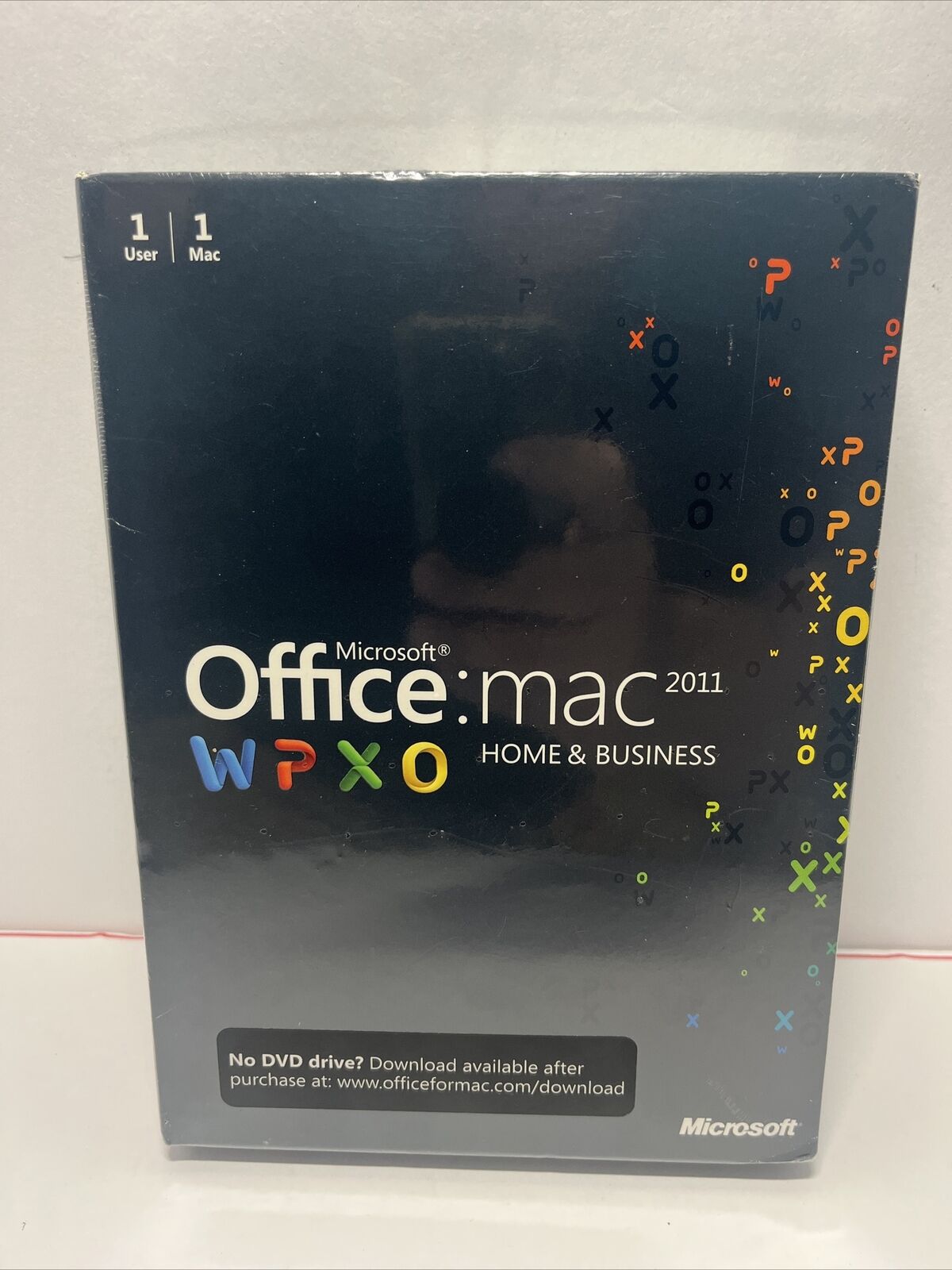 NEW & SEALED Microsoft Office Mac Home & Business 2011 DVD (1 Mac/ 1 User)