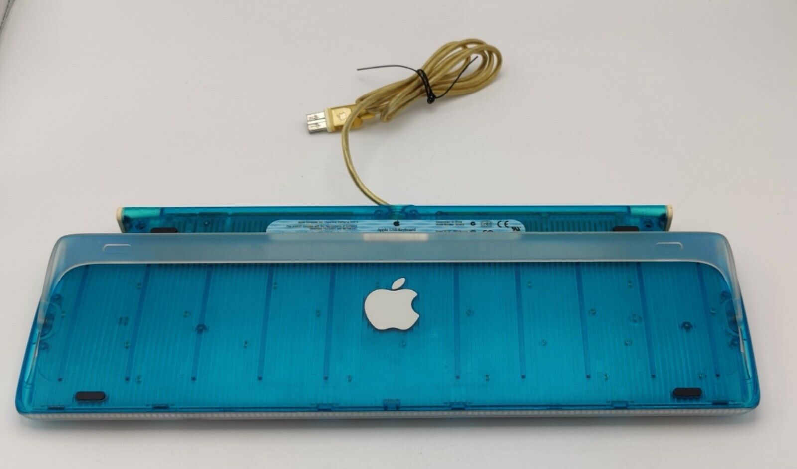 Vintage Original 1998 Apple iMac USB Keyboard Bondi Blue M2452 -Tested & Working